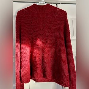 Thick Knit Red Sweater